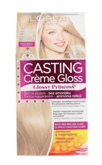 Barva na vlasy L´Oréal Paris - Casting Creme Gloss 1010 Light Iced Blonde 1 ks , Marcipánová