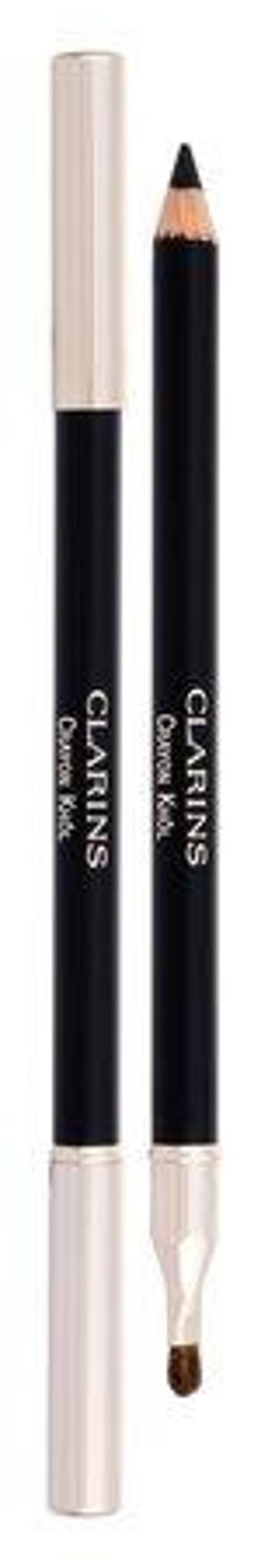 Tužka na oči Clarins - Long-Lasting Eye Pencil , 1,05ml, 01, Carbon, Black