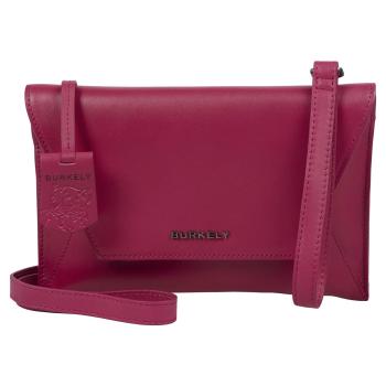 Dámská crossbody kožená kabelka Burkely Holles - růžová