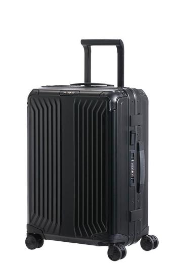 Samsonite Kabinový hliníkový cestovní kufr Lite-Box Alu S 40 l - černá