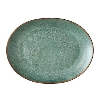 Velký servírovací talíř Bitz černý/zelený 30 cm