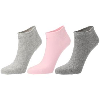 Calvin Klein SNEAKER 3P Dámské ponožky, šedá, velikost UNI