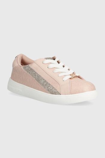 Dětské sneakers boty Michael Kors růžová barva