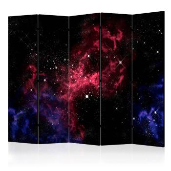 Paraván space - stars Dekorhome 225x172 cm (5-dílný)