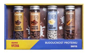 Sens Cvrčci v čokoládě - Dárkový set 4 chutí 4 x 20 g