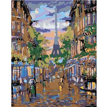 Malování podle čísel - Útulná ulička pod Eiffelovkou (HRAmal00434nad)