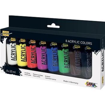 Kreul "Solo goya" Sada akrylových barev, 8 barev, 20 ml v tubě (4000798841713)