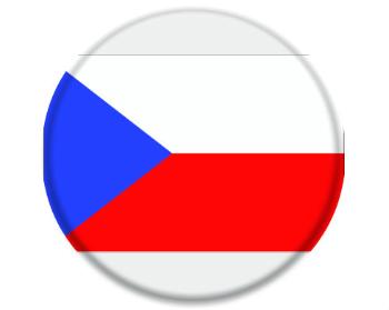 3D samolepky kruh - 5 kusů Česká republika