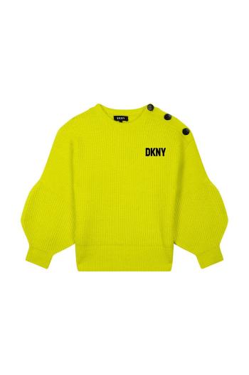 Dětský svetr Dkny zelená barva