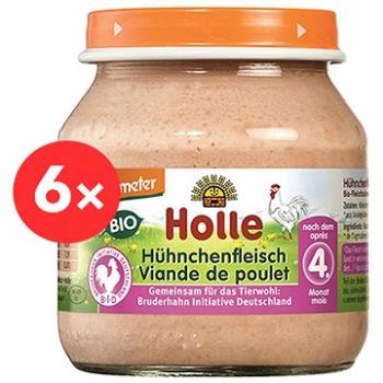 HOLLE BIO Kuřecí maso 6× 125 g (7640104952701)