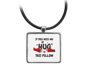 Medailonek malý obdelník Hug this pillow
