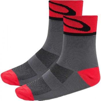 Oakley SOCKS 3.0 Unisex ponožky, tmavě šedá, velikost 42-44