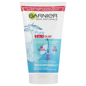 Garnier Pure 3in1 150 ml čisticí gel pro ženy na mastnou pleť; na problematickou pleť s akné