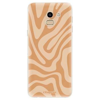 Odolné silikonové pouzdro iSaprio - Zebra Orange - Samsung Galaxy J6