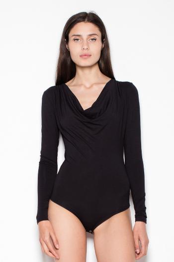 DÁMSKÉ ČERNÉ ELEGANTNÍ BODY VT019 BLACK Velikost: M