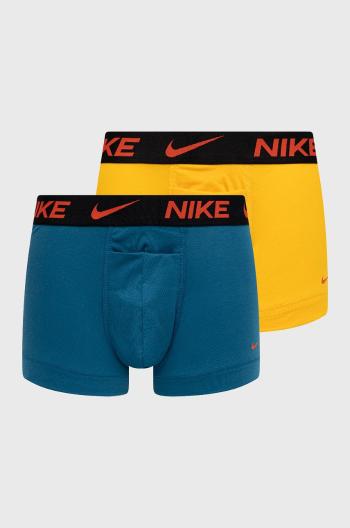 Boxerky Nike pánské, žlutá barva