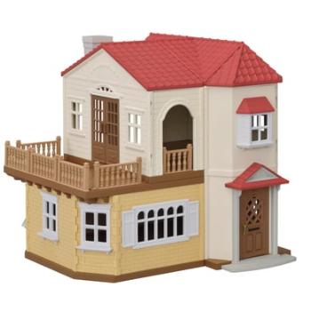 Sylvanian Families Patrový dům s červenou střechou a světly