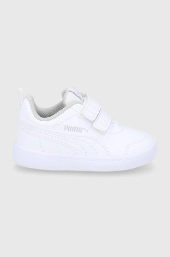 Dětské boty Puma 371544. bílá barva