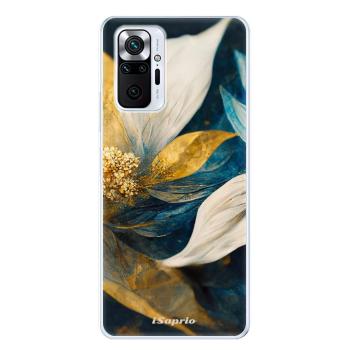 Odolné silikonové pouzdro iSaprio - Gold Petals - Xiaomi Redmi Note 10 Pro