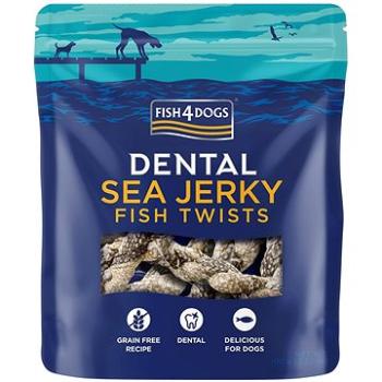 FISH4DOGS Dentální pamlsky pro psy mořská ryba - závitky 100 g (5056008812423)