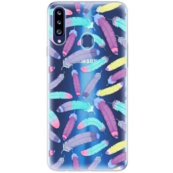 iSaprio Feather Pattern 01 pro Samsung Galaxy A20s (featpatt01-TPU3_A20s)