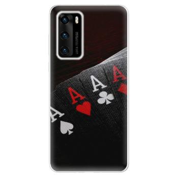 Odolné silikonové pouzdro iSaprio - Poker - Huawei P40