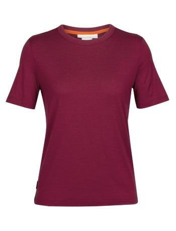 dámské triko krátký rukáv ICEBREAKER Wmns ICL Jersey SS Tee, Cherry velikost: M