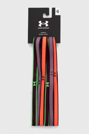 Čelenky Under Armour 6-pack vínová barva, 1286016