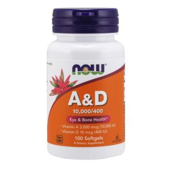 Vitamín A & D 100 kaps. - NOW Foods