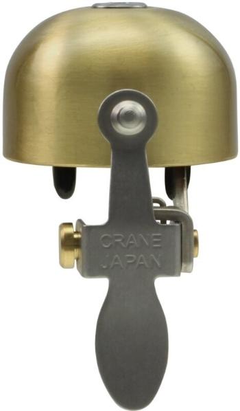 Crane Bell E-Ne Matte Gold 37 mm Cyklistický zvonek