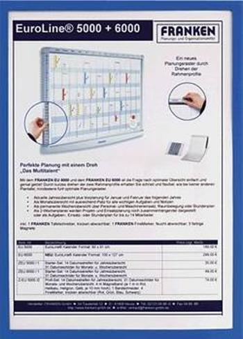 Franken ITSA4M03 držák dokumentů , modrá, DIN A4