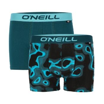 O'Neill MEN BOXER SEA&PLAIN 2PACK Pánské boxerky, tyrkysová, velikost L