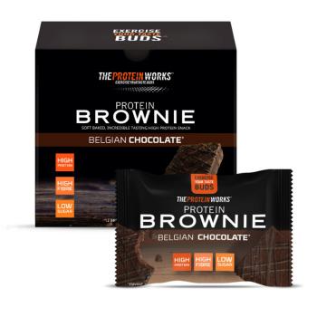 Protein Brownie 12 x 40 g čokoláda arašidové máslo - The Protein Works