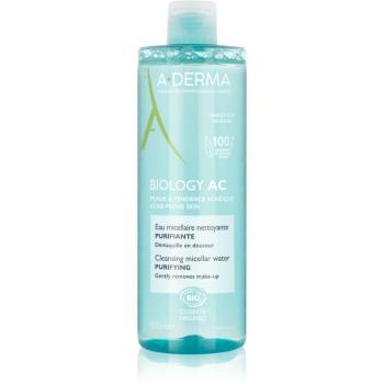 A-Derma Biology jemná čisticí micelární voda 400 ml