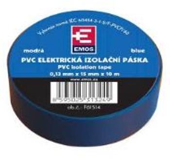 EMOS Izolační páska PVC 15mm / 10m modrá F61514, zvpep04