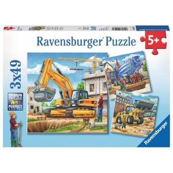 Ravensburger Puzzle Velká nákladní vozidla 3 x 49 dílků