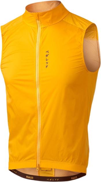 PEdALED Men's Mirai Windproof Vest - golden yellow L