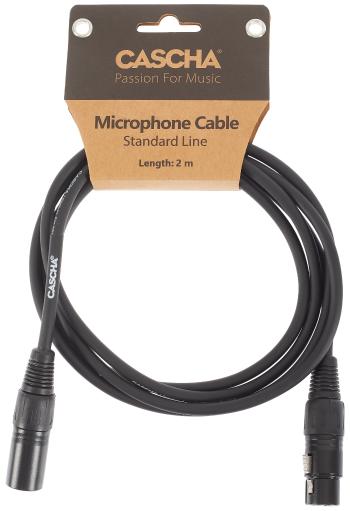 Cascha Standard Line Mic Cable Black 2m