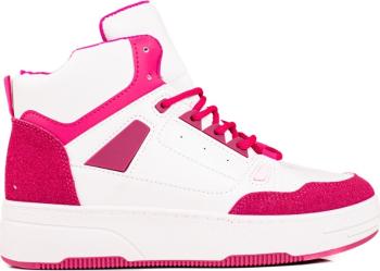 VYSOKÉ SNEAKERSY DÁMSKÉ SHELOVET - BÍLO-RŮŽOVÉ BL311P-ROSE Velikost: 36