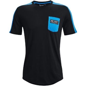 Under Armour POCKET TEE Pánské triko s krátkým rukávem, černá, velikost XXXL