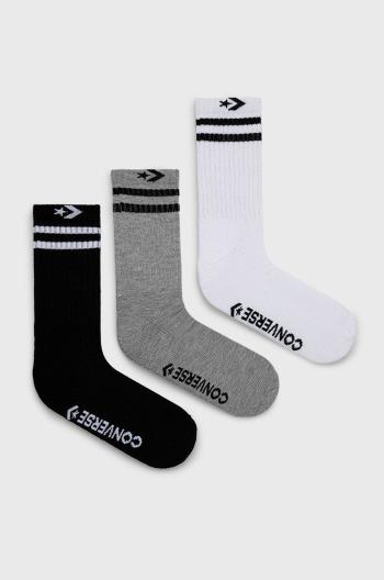 Ponožky Converse 3-pack pánské, černá barva