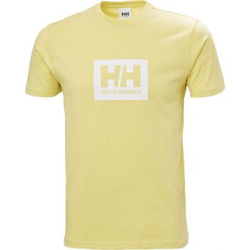 Helly Hansen HH BOX TEE Pánské triko, žlutá, velikost XL