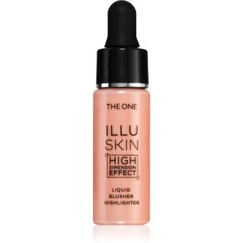 Oriflame The One IlluSkin rozjasňující tvářenka 2 v 1 odstín Pastel Coral 15 ml