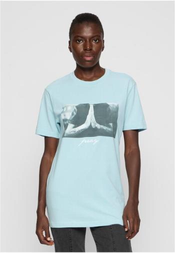 Mr. Tee Ladies Pray Tee oceanblue - S