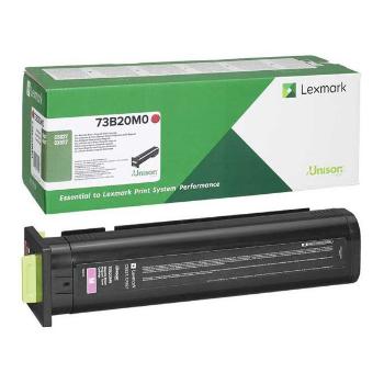 Lexmark originální toner 73B20M0, magenta, 15000str., return, Lexmark CS827de, CX827de