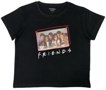 EPlus Dámské triko - Friends černé Velikost - dospělý: XL