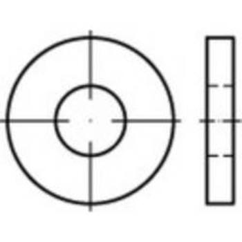 Podložka plochá TOOLCRAFT 140969, vnitřní Ø: 19 mm, ocel, 50 ks