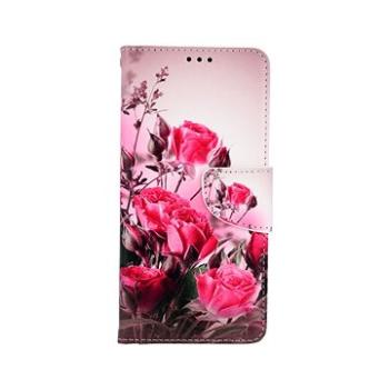 TopQ Samsung A52 knížkové Romantické růže 57697 (Sun-57697)
