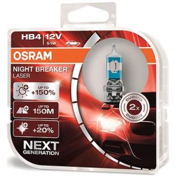 OSRAM HB4 Night Breaker Laser Next Generation +150%, 2ks (9006NL-HCB)