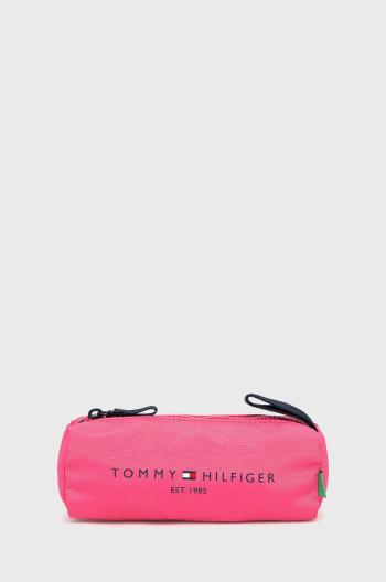 Dětský penál Tommy Hilfiger růžová barva